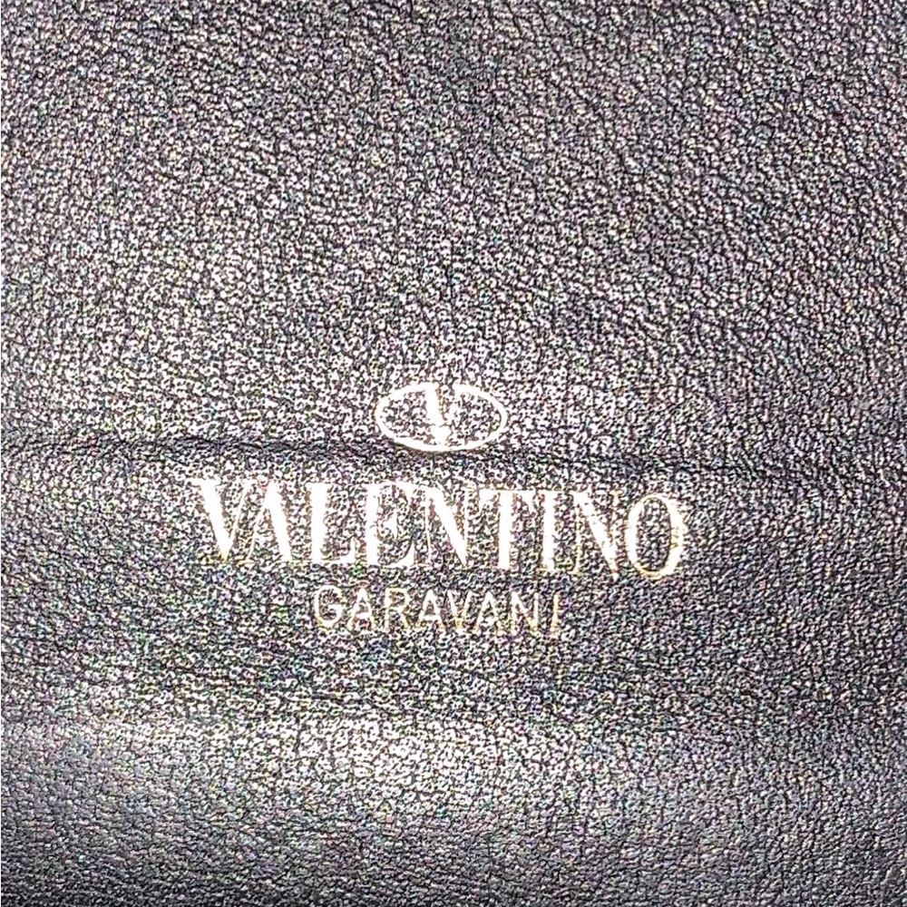 Valentino Black Leather Rock stud Wallet - Picture 3 of 8